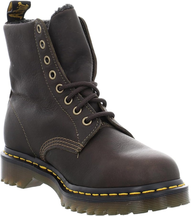 Dr. Martens Unisex-Adult 1460 Faux Fur Lined Grizzly Leather Boot Fashion - Image 5